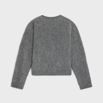 Crewneck Sweater in Brushed Mohair