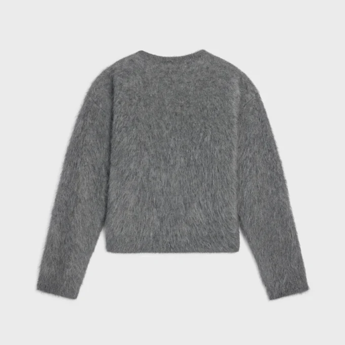 Crewneck Sweater in Brushed Mohair Crewneck Sweater in Brushed Mohair