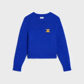 Crewneck Sweater in Cashmere and Silk