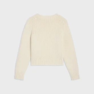 Crewneck Sweater in Cashmere and Silk
