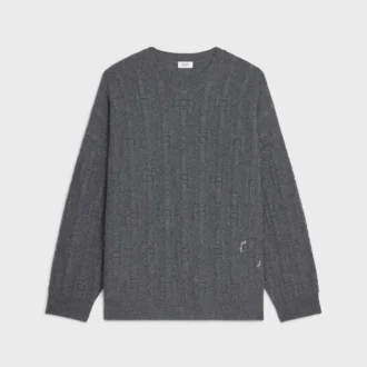 Crewneck Sweater in Chains Cashmere