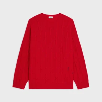 Crewneck Sweater in Chains Cashmere