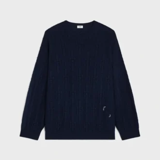 Crewneck Sweater in Chains Cashmere