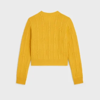 Crewneck Sweater in Chains Cashmere
