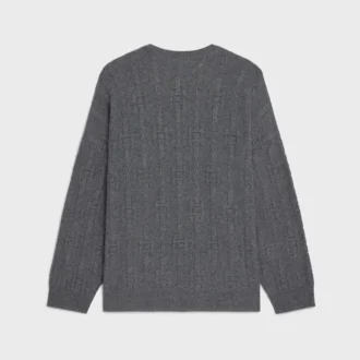 Crewneck Sweater in Chains Cashmere