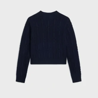 Crewneck Sweater in Chains Cashmere