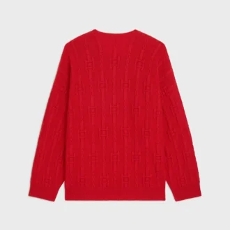 Crewneck Sweater in Chains Cashmere