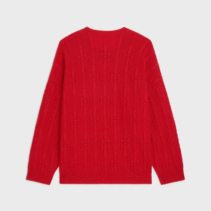 Crewneck Sweater in Chains Cashmere