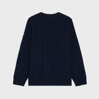 Crewneck Sweater in Chains Cashmere
