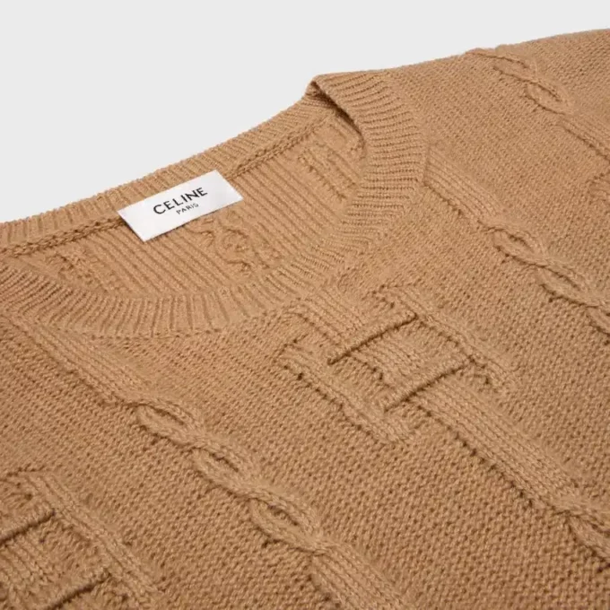 Crewneck Sweater in Chains Cashmere Crewneck Sweater in Chains Cashmere