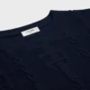Crewneck Sweater in Chains Cashmere