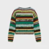 Crewneck Sweater in Mouline Alpaca and Wool Crewneck Sweater in Mouline Alpaca and Wool