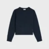 Crewneck Sweater in Seamless Cashmere Crewneck Sweater in Seamless Cashmere