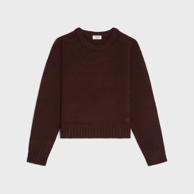 Crewneck Sweater in Seamless Cashmere Crewneck Sweater in Seamless Cashmere