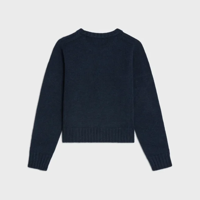 Crewneck Sweater in Seamless Cashmere Crewneck Sweater in Seamless Cashmere
