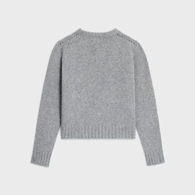 Crewneck Sweater in Seamless Cashmere Crewneck Sweater in Seamless Cashmere