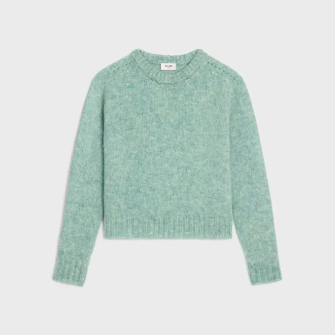 Crewneck Sweater in Shetland Wool Crewneck Sweater in Shetland Wool