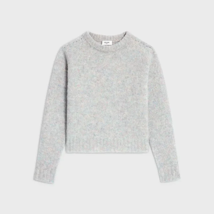Crewneck Sweater in Shetland Wool Crewneck Sweater in Shetland Wool