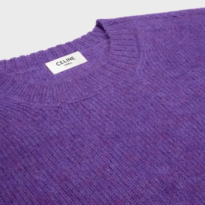 Crewneck Sweater in Shetland Wool Crewneck Sweater in Shetland Wool