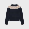 Crewneck Sweater in Triomphe Fair Isle Wool Crewneck Sweater in Triomphe Fair Isle Wool