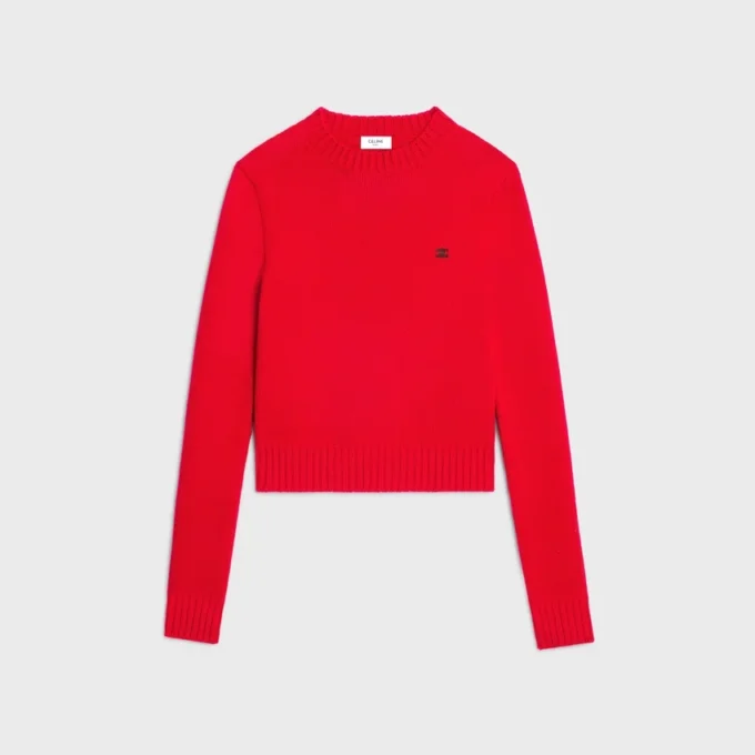 Crewneck Sweater in Wool and Cashmere Crewneck Sweater in Wool and Cashmere
