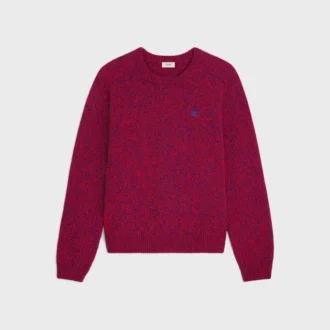 Crewneck Sweater in Wool and Cashmere