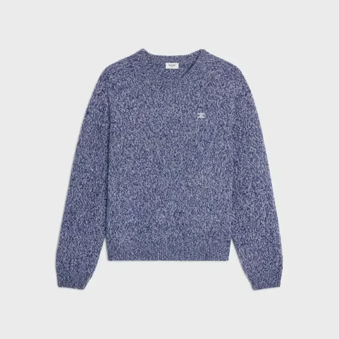 Crewneck Sweater in Wool and Cashmere Crewneck Sweater in Wool and Cashmere