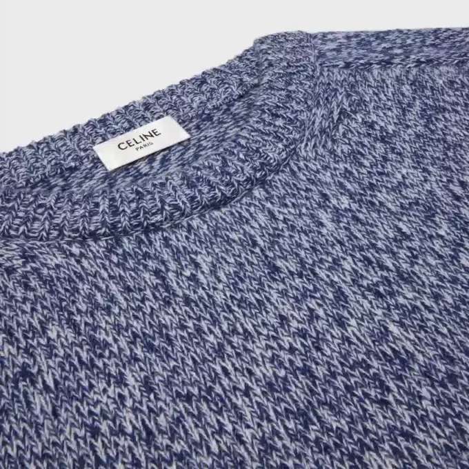 Crewneck Sweater in Wool and Cashmere Crewneck Sweater in Wool and Cashmere