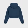 Cropped Hoodie in Cotton Fleece Cropped Hoodie in Cotton Fleece