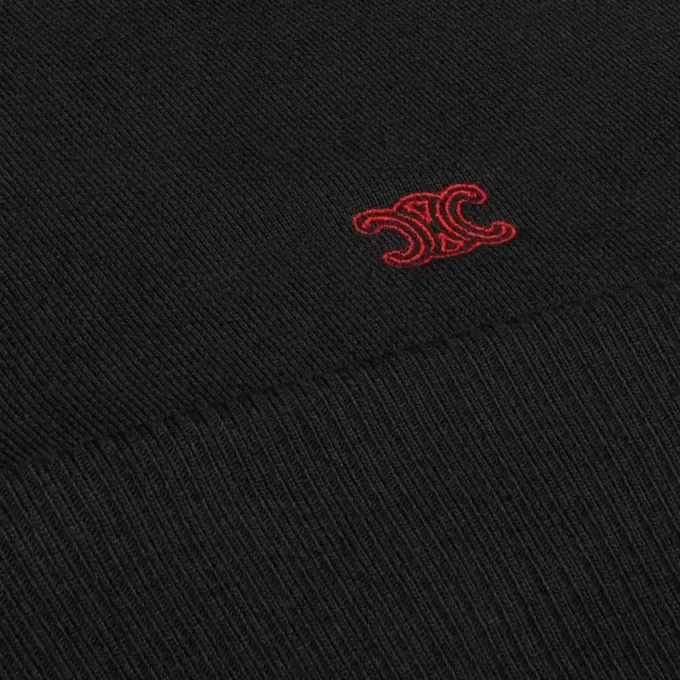 Cropped Hoodie in Cotton Fleece Cropped Hoodie in Cotton Fleece