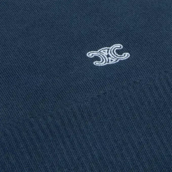 Cropped Hoodie in Cotton Fleece Cropped Hoodie in Cotton Fleece