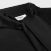 Cropped Lavalliere Shirt in Silk Twill Cropped Lavalliere Shirt in Silk Twill