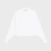 Cropped Shirt in Cotton Poplin Cropped Shirt in Cotton Poplin