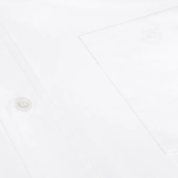 Cropped Shirt in Cotton Poplin Cropped Shirt in Cotton Poplin