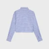 Cropped Shirt in Vichy Cotton Cropped Shirt in Vichy Cotton