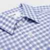 Cropped Shirt in Vichy Cotton Cropped Shirt in Vichy Cotton