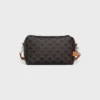 Crossbody Bag Take Away in Triomphe Canvas and Calfskin Crossbody Bag Take Away in Triomphe Canvas and Calfskin