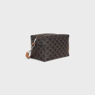 Crossbody Bag Take Away in Triomphe Canvas and Calfskin