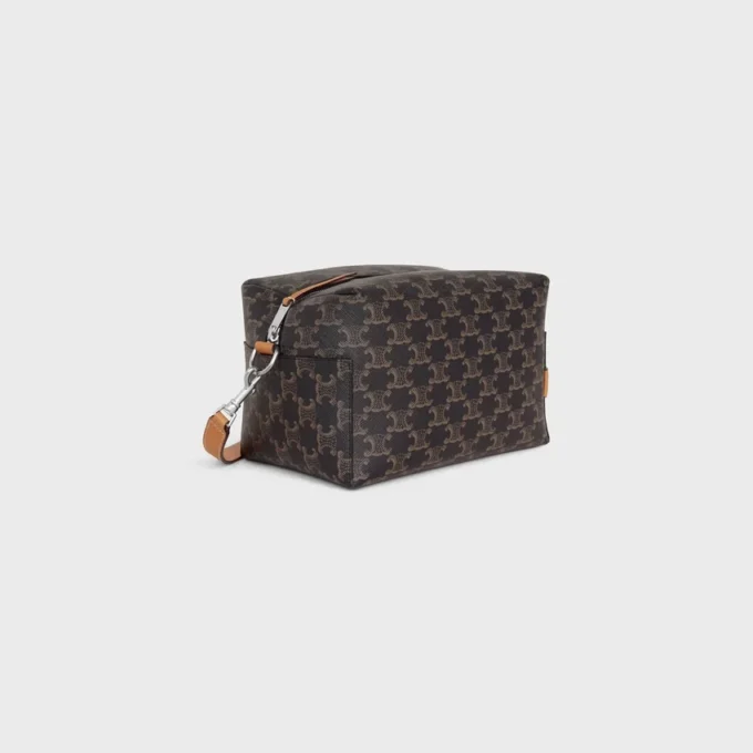 Crossbody Bag Take Away in Triomphe Canvas and Calfskin Crossbody Bag Take Away in Triomphe Canvas and Calfskin