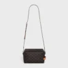 Crossbody Bag Take Away in Triomphe Canvas and Calfskin Crossbody Bag Take Away in Triomphe Canvas and Calfskin