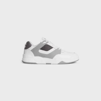 Ct-09 Trainer Sneaker in Calfskin and Mesh