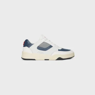 Ct-09 Trainer Sneaker in Calfskin and Mesh