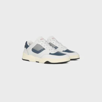 Ct-09 Trainer Sneaker in Calfskin and Mesh