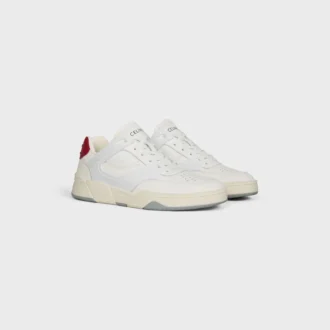 Ct-09 Trainer Sneaker in Calfskin and Mesh