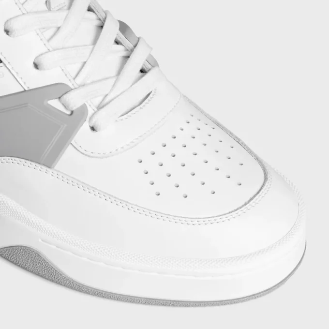 Ct-09 Trainer Sneaker in Calfskin and Mesh Ct-09 Trainer Sneaker in Calfskin and Mesh