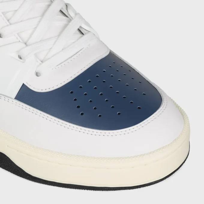 Ct-09 Trainer Sneaker in Calfskin and Mesh Ct-09 Trainer Sneaker in Calfskin and Mesh