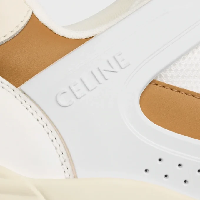 Ct-09 Trainer Sneaker in Calfskin, Suede Calfskin and Mesh