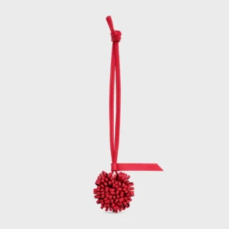 Dandelion Charm in Smooth Lambskin