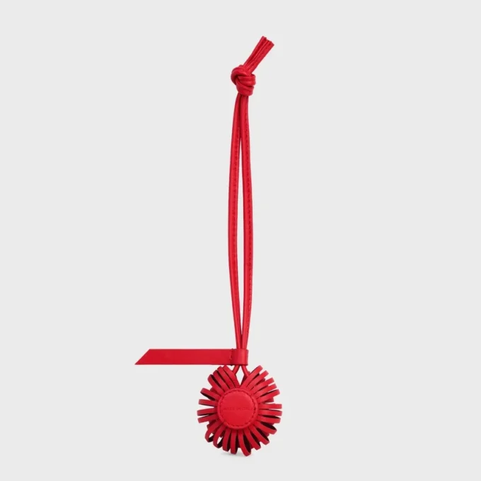 Dandelion Charm in Smooth Lambskin Dandelion Charm in Smooth Lambskin