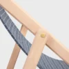 Deck Chair in Wood and Jacquard Textile Deck Chair in Wood and Jacquard Textile